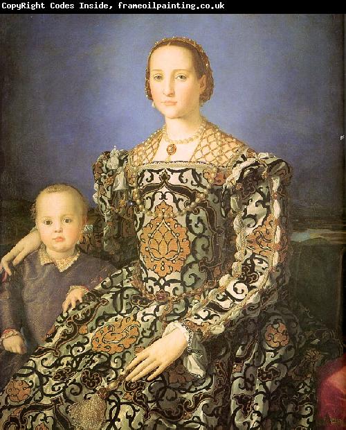 Agnolo Bronzino Eleanora di Toledo with her son Giovanni de' Medici